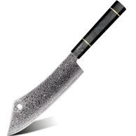 Damaskasti kuhinjski nož Ts-37454 Cleaver Kp37454, crni
