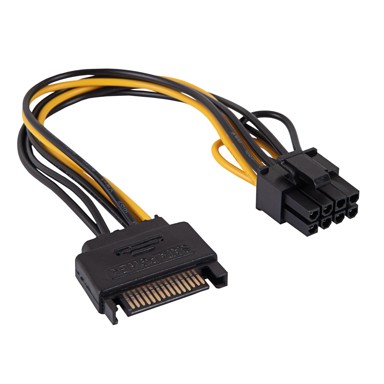 AKYGA Adapter AK-CA-80, SATA, PCI-Express 6+2-pin