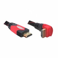 DELOCK HDMI kabel kutni 4K crveni 3 m, model 82687