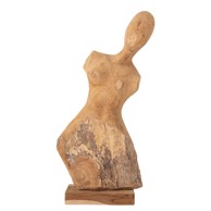 BLOOMINGVILLE Skulptura od tikovine Lenoa, visina 70 cm