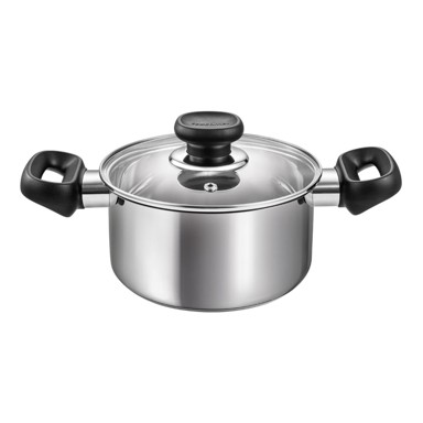TESCOMA Lonac od nehrđajućeg čelika s poklopcem prikladni za indukcijsko kuhalo 1,5 l Brava