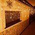 Božićna LED zavjesa, 500 LED, toplo bijela