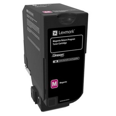 LEXMARK Toner 74C20M0, original, magenta