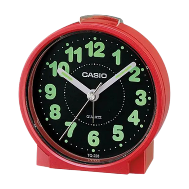 CASIO Budilica TQ-228-4DF, crvena