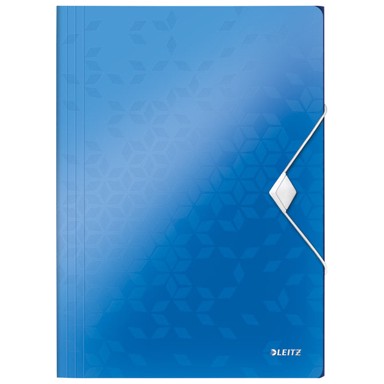 LEITZ Fascikl klapa s gumicom Wow PP A4 45990136, plavi