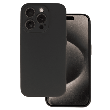 ONASI Silikonska maskica, iPhone 16 Pro, mat liquid, crna