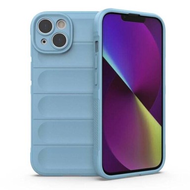 MAXMOBILE TPU Maskica Hard Protection Waves za iPhone 15 Pro, svijetlo plava