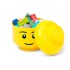 LEGO® Kutija za pohranu u obliku glave Boy 10.5x10.6x12 cm, žuta