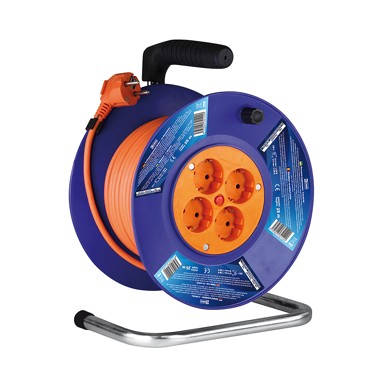 EMOS Produžni kabel motalica 25 m 3x1,5 mm2 (4xSCHUKO) - P09225