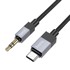 HOCO AUX kabel 3,5 mm (muški) na USB-C (muški) UPA32B, 1 m, crna