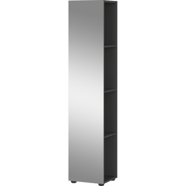 Kupaonski ormarić, 31x144 cm, antracit, siva