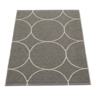 PAPPELINA Unutarnji i vanjski tepih Boo Charcoal Linen 70x100 cm, tamno sivi