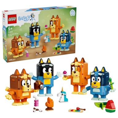 LEGO BLUEY Set za slaganje, 11217, Brick-Built Bluey Family