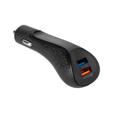 REBEL Auto punjač 2 x USB 5100 mA 15W Quick Charge 3.0