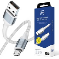3MK Micro USB kabel A na Micro USB 1 m 12 W QC 3.0