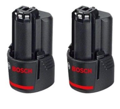 BOSCH Baterija GBA 12 V 3,0 Ah 1600A00X7D, 2 kom.