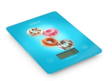 TESLA Digitalna kuhinjska vaga KS100BL, 5 kg, plava