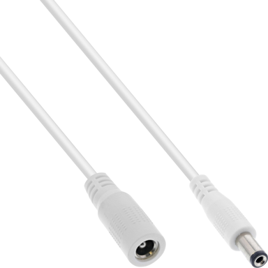 INLINE Kabel za napajanje 26955F, 5,5 x 2,5 mm, 0,5 m, bijela