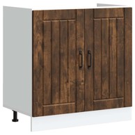 Donji ormarić za umivaonik Lucca boja hrasta konstruirano drvo