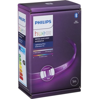 PHILIPS Svjetlosna traka, Hue LightStrip Plus, 1m + produžni kabel