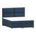 ROPEZ Boxspring krevet Rico 160x200 cm s prostorom za odlaganje, tamno plavi