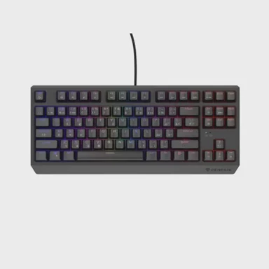 GENESIS Gaming tipkovnica Thor 230 TKL CZ/SK, mehanička, žičana, Outemu Red, RGB, hot-swap, crna