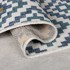 FLAIR RUGS Unutarnji i vanjski tepih Zia Trellis Ø 160 cm, žuti/plavi