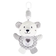 FREE 2 PLAY Interaktivna igračka Plišani medo s grizalom, melodijama i svjetlom