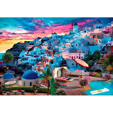 CLEMENTONI Slagalica High Quality Collection Greece View, pejzaž, 500 komada