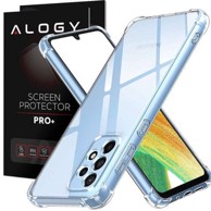 Maskica za Samsung Galaxy A73 / A73 5G, sa zaštitnim staklom, prozirna