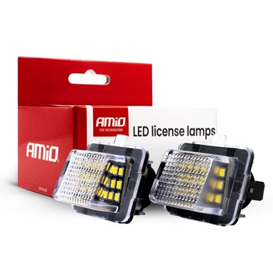 AMIO LED svjetla za osvjetljenje registarske pločice, CLP08, za Mercedes-Benz, AMIO-04547