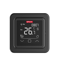 QTHERM Termostat za električno podno grijanje QTEP724B, WiFi, tjedni program, crni