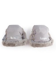 ZOPA Fluffy zimske rukavice za kolica, sive
