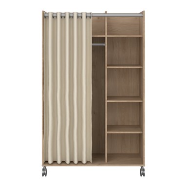 TVILUM Bež/u prirodnoj boji ormar u dekoru hrasta 100x160 cm Kit 