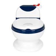 ECOTOYS Wc kahlica, bijelo-plava sa četkom za čišćenje