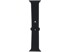 GLACIERX Silikonski remen Synthwave za Apple Watch 42/44/45/49 mm, crni