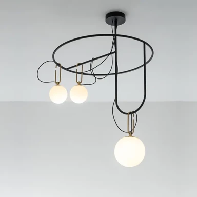 Luster nh S4 23 W 1886 lm 220–240 V, crni/staro zlato