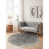 HANSE HOME Sivi/krem okrugli tepih ø 120 cm Gloria Cavallo