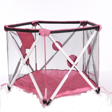 TAVALAX Rasklopivi vrtić s torbom, rozi