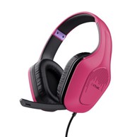 TRUST Slušalice GXT 415P Zirox, roze, gaming, 3.5mm