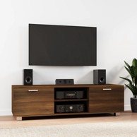TV ormarić smeđa boja hrasta 140x40,5x35 cm konstruirano drvo