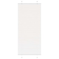 Plisirana roleta bijela 100x200 cm širina tkanine 99,4 cm