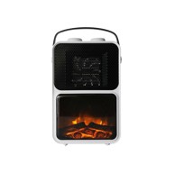 SHE Prijenosni električni grijač, mini kamin, 1200W