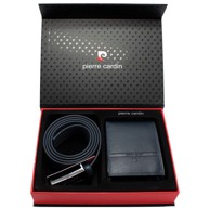 Set kožni muški pierre cardin, tamno plavi