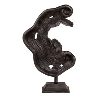 Ukrasna figura Apstraktno, 30 x 10,5 x 49 cm, siva