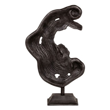 Ukrasna figura Apstraktno, 30 x 10,5 x 49 cm, siva