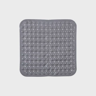 FIVE Podloga za kadu, 54x54 cm, pvc, siva