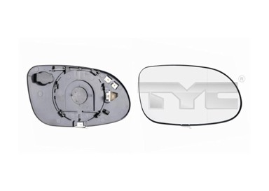 TYC Ogledalo retrovizora Mercedes 168 A 97-04, lijevo, grijano, asferično, SLK/CLK