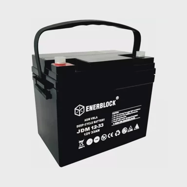 ENERBLOCK AGM baterija 12V 33Ah, VRLA, bez održavanja, Deep-cycle