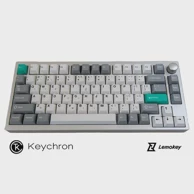 KEYCHRON Gaming tipkovnica Lemokey P1 Pro, mehanička, Keychron Super Banana prekidači, RGB osvjetljenje, HR znakovi, bežična, srebrna